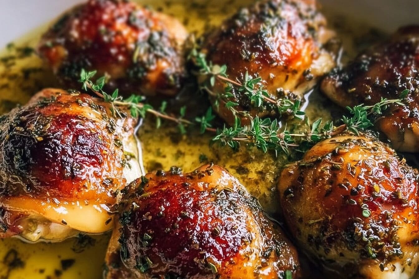 Honey Mustard Chicken Thighs