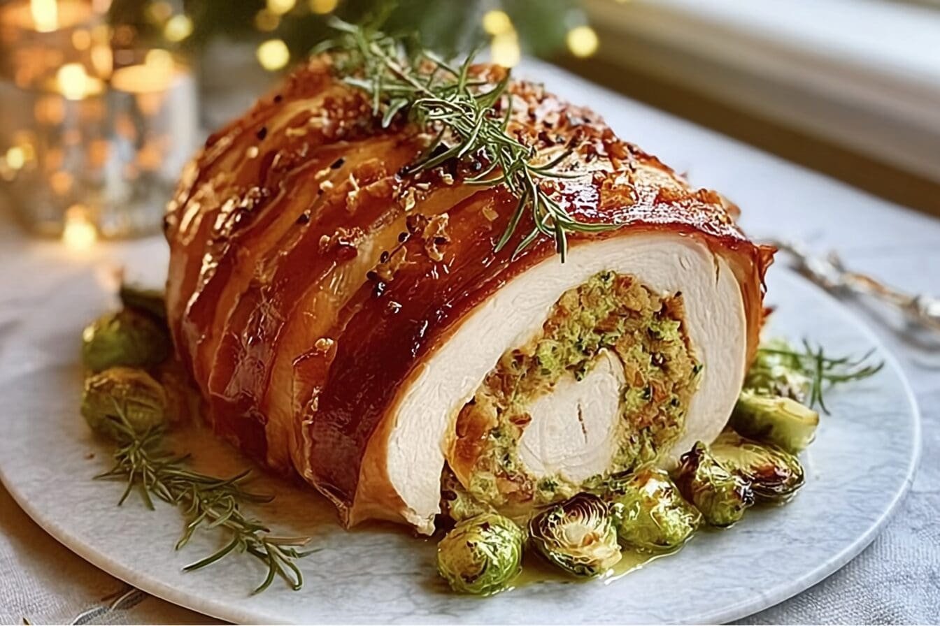 Italian Stuffed Turkey Crown