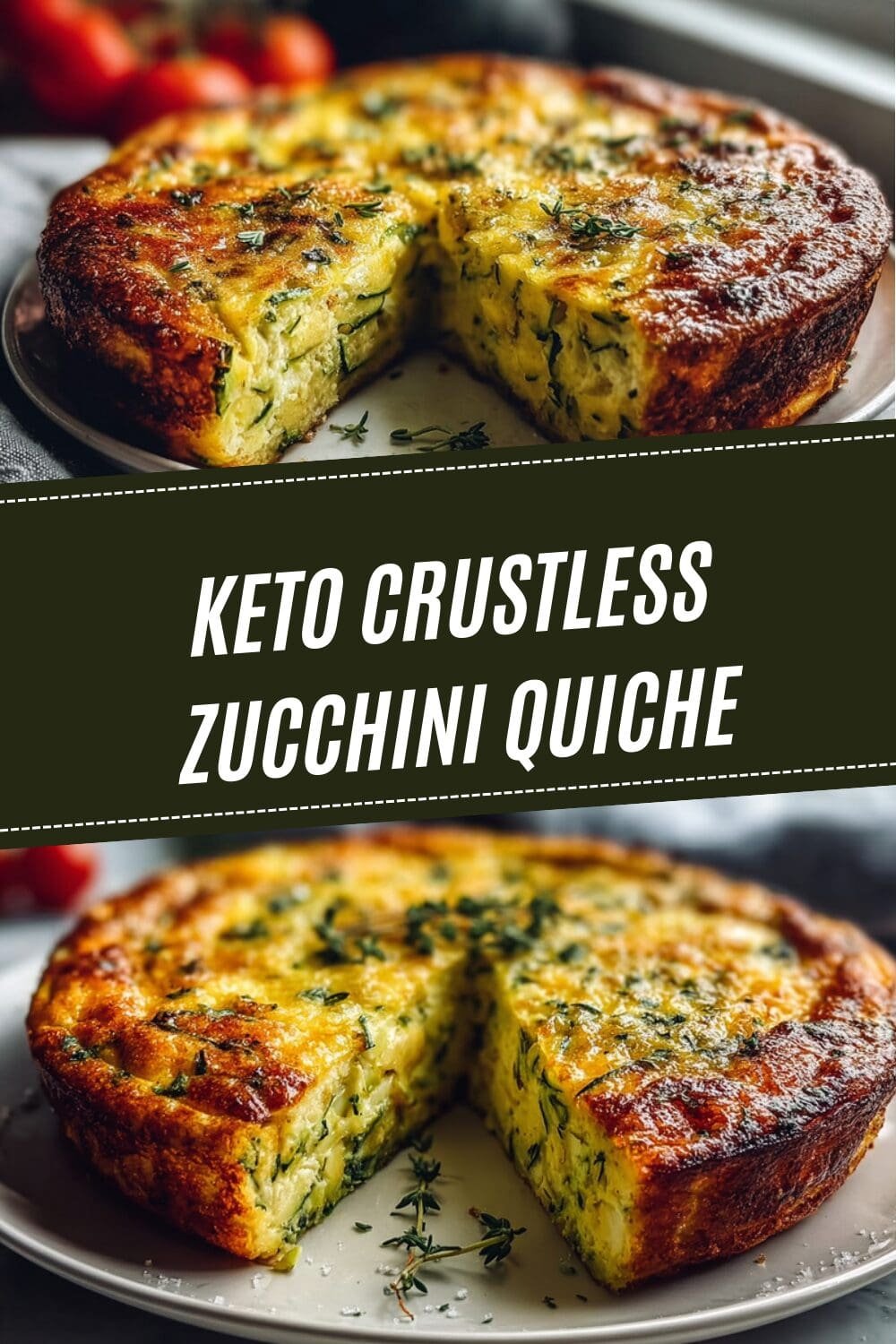 Keto Crustless Zucchini Quiche