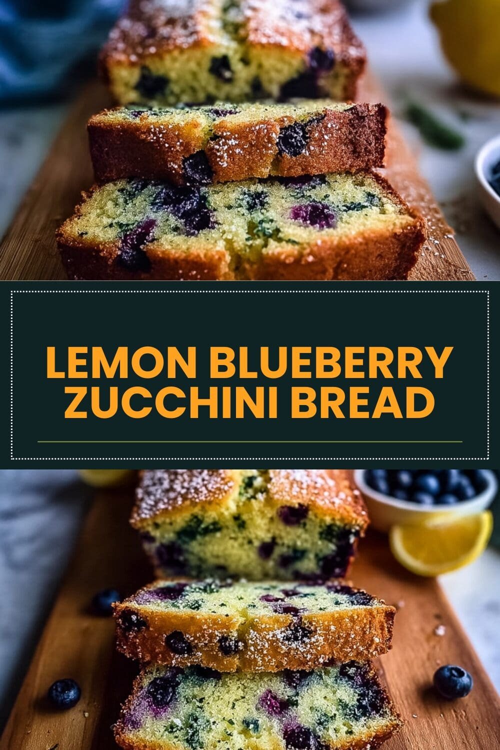 Lemon Blueberry Zucchini Bread