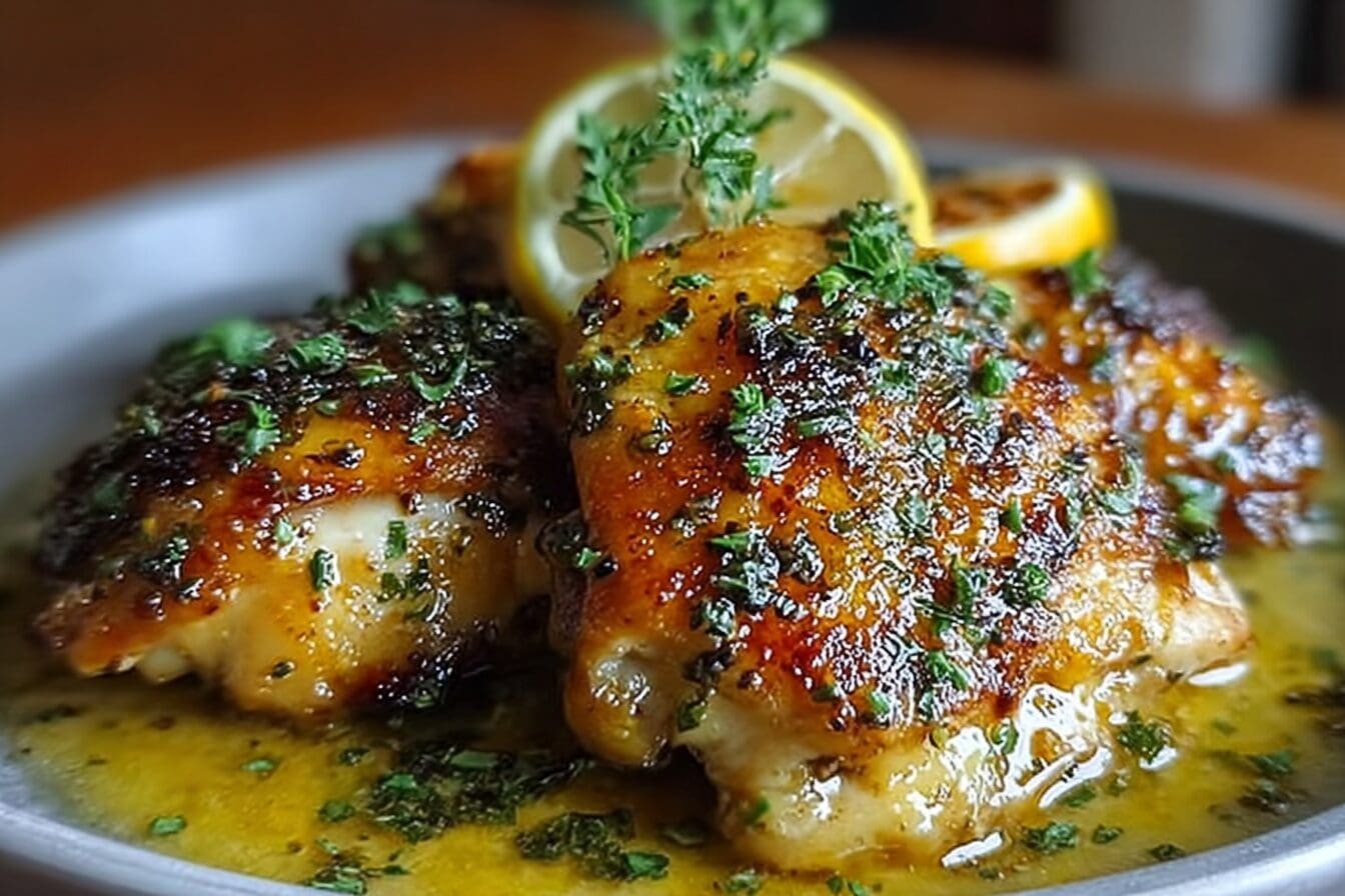 Lemon Butter Chicken Thighs