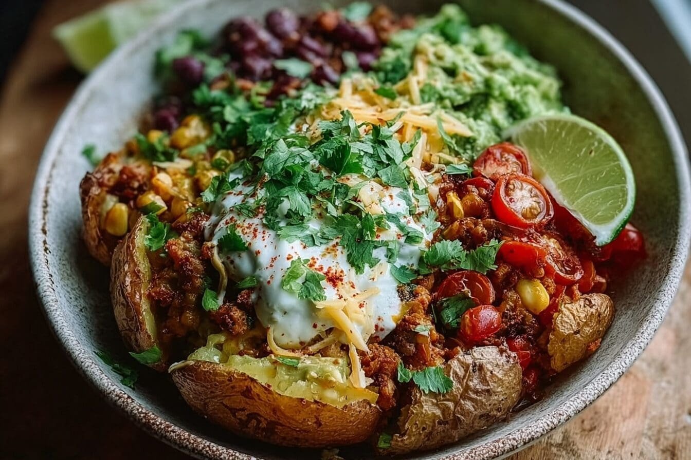 Loaded Potato Taco Bowl