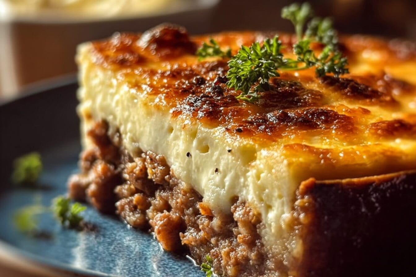 Meat And Cheese Pie