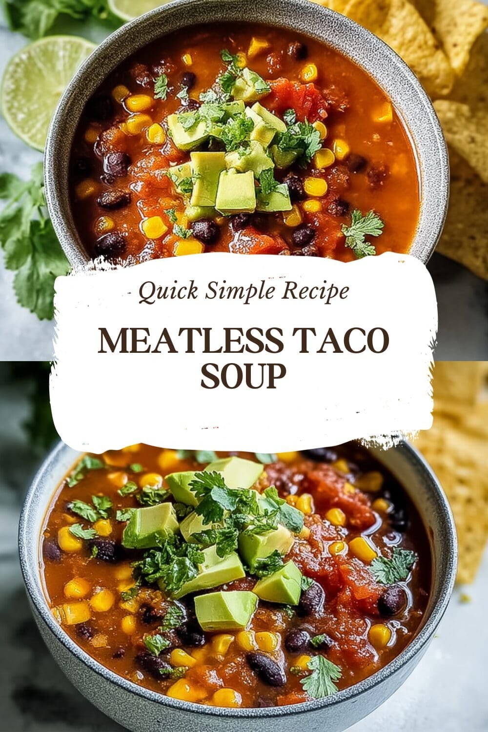 Meatless Taco Soup
