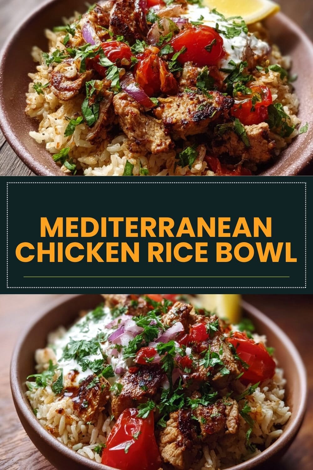 Mediterranean Chicken Rice Bowl