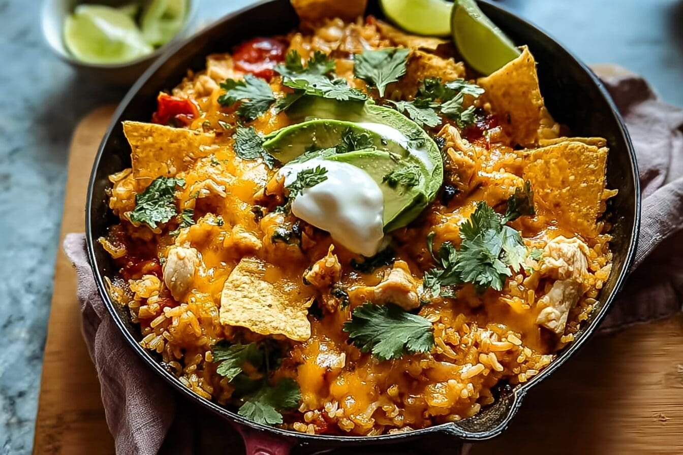 One Pan Mexican Chicken With Flavorful Rice Recipe 6 Mexican Chicken And Rice