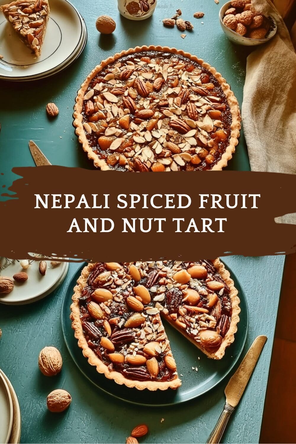 Nepali Spiced Fruit And Nut Tart