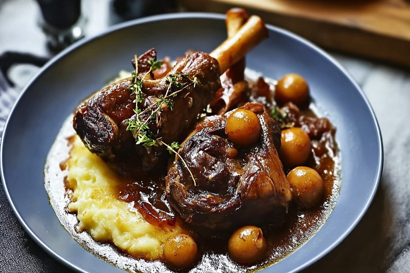 One Pot Lamb Shanks