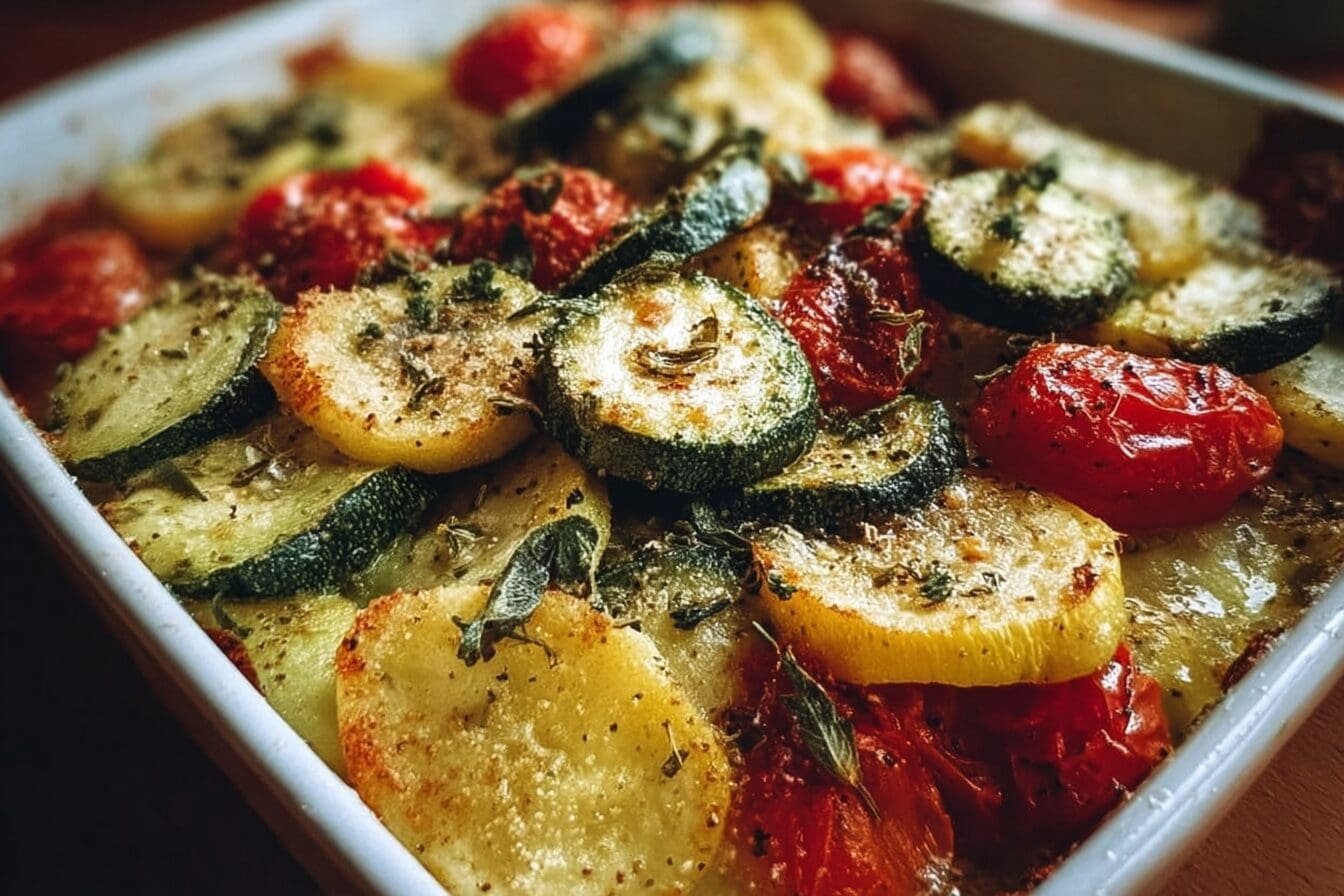 Oven Roasted Zucchini Squash