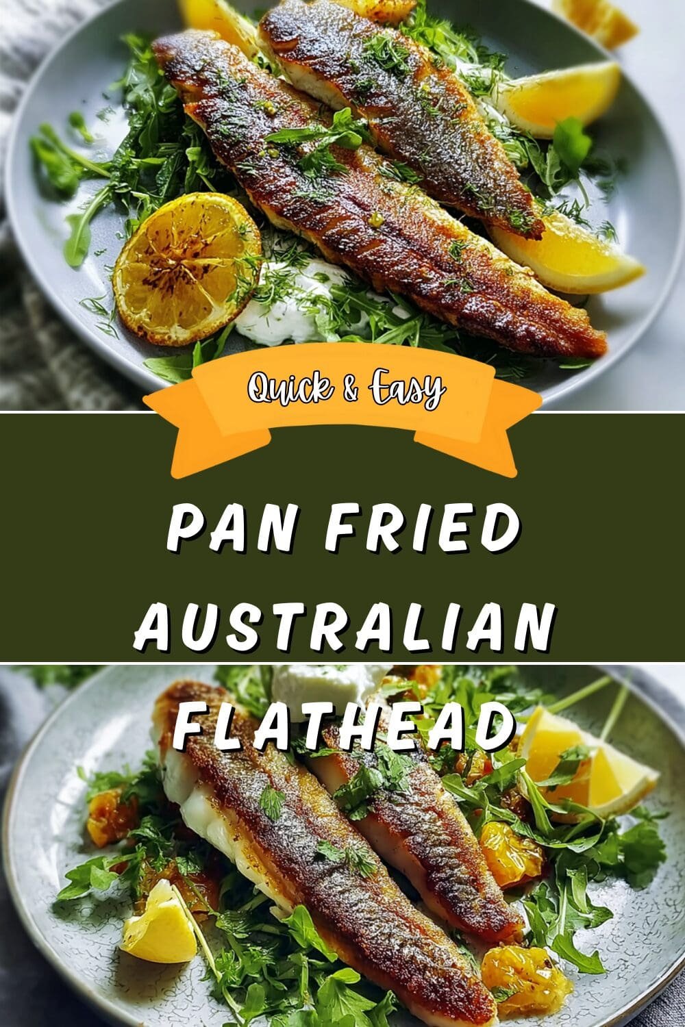 Pan Fried Australian Flathead