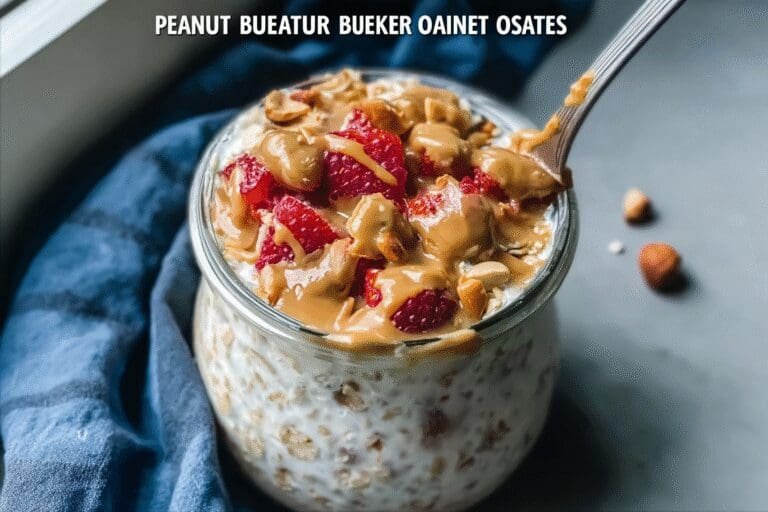 Peanut Butter Cheesecake Overnight Oats 27.Png
