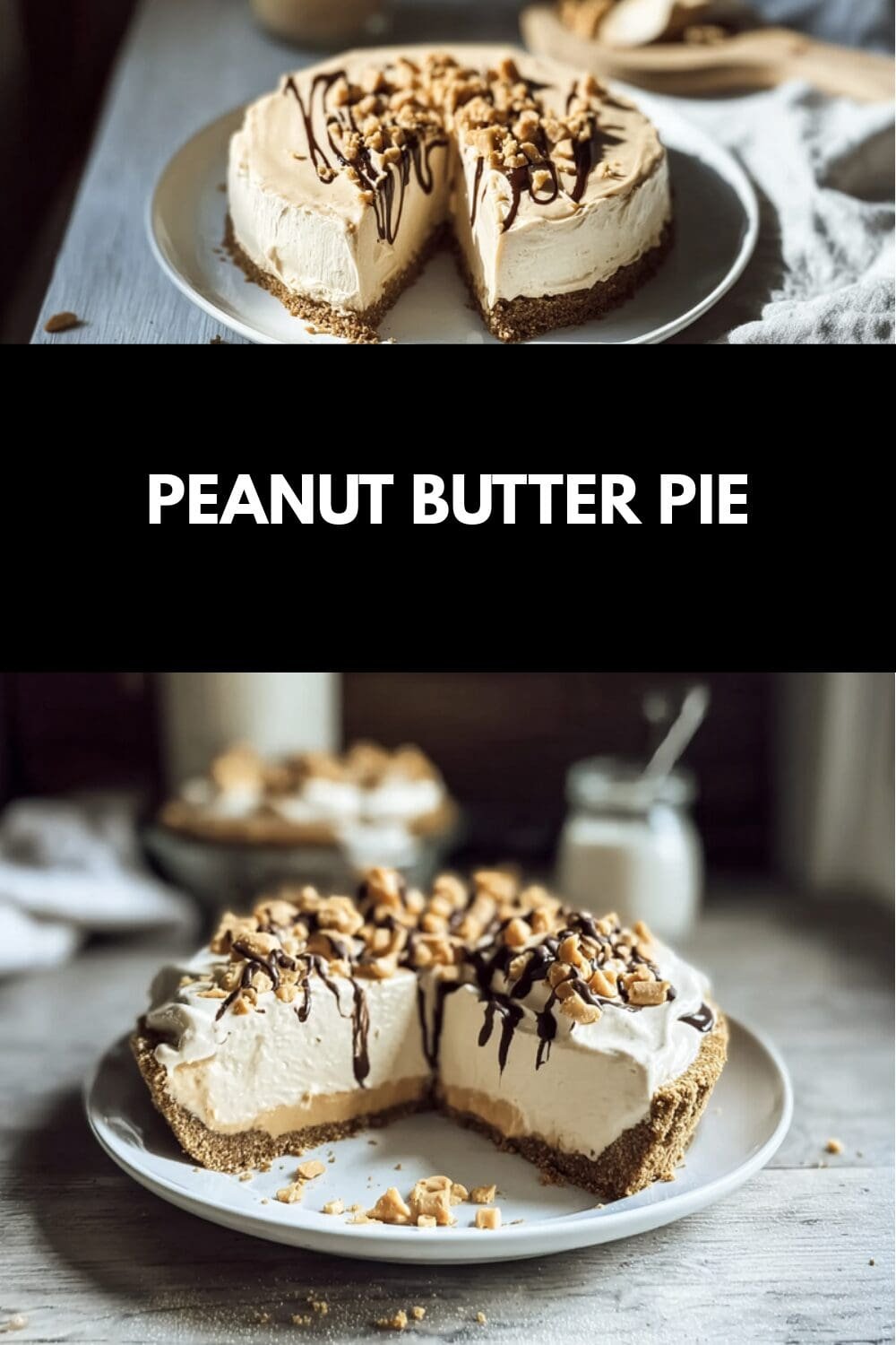 Chocolate Peanut Butter Pie Recipe With Creamy Filling And Crunchy Crust 7 Peanut Butter Pie