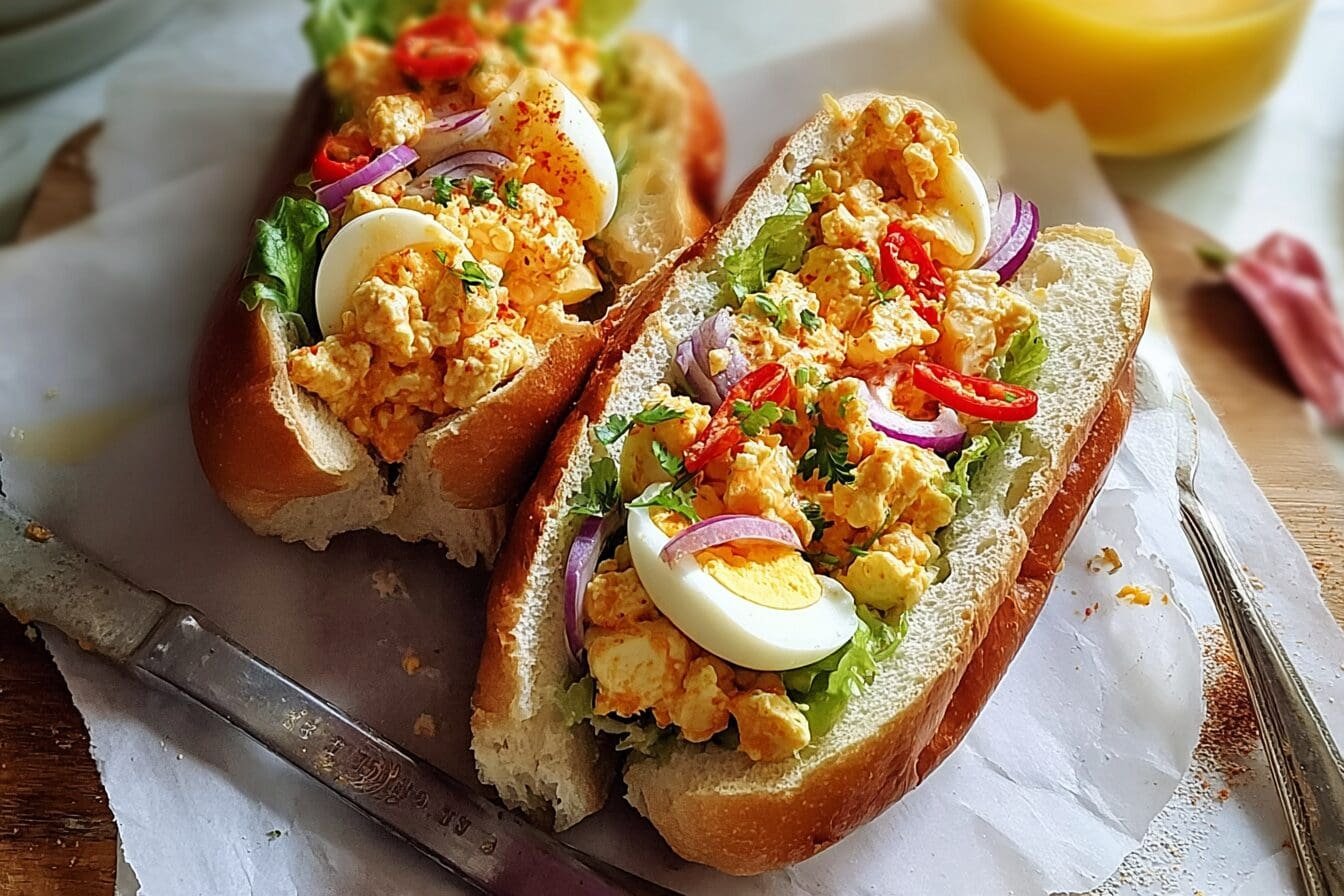 Peri Peri Egg Salad Subs