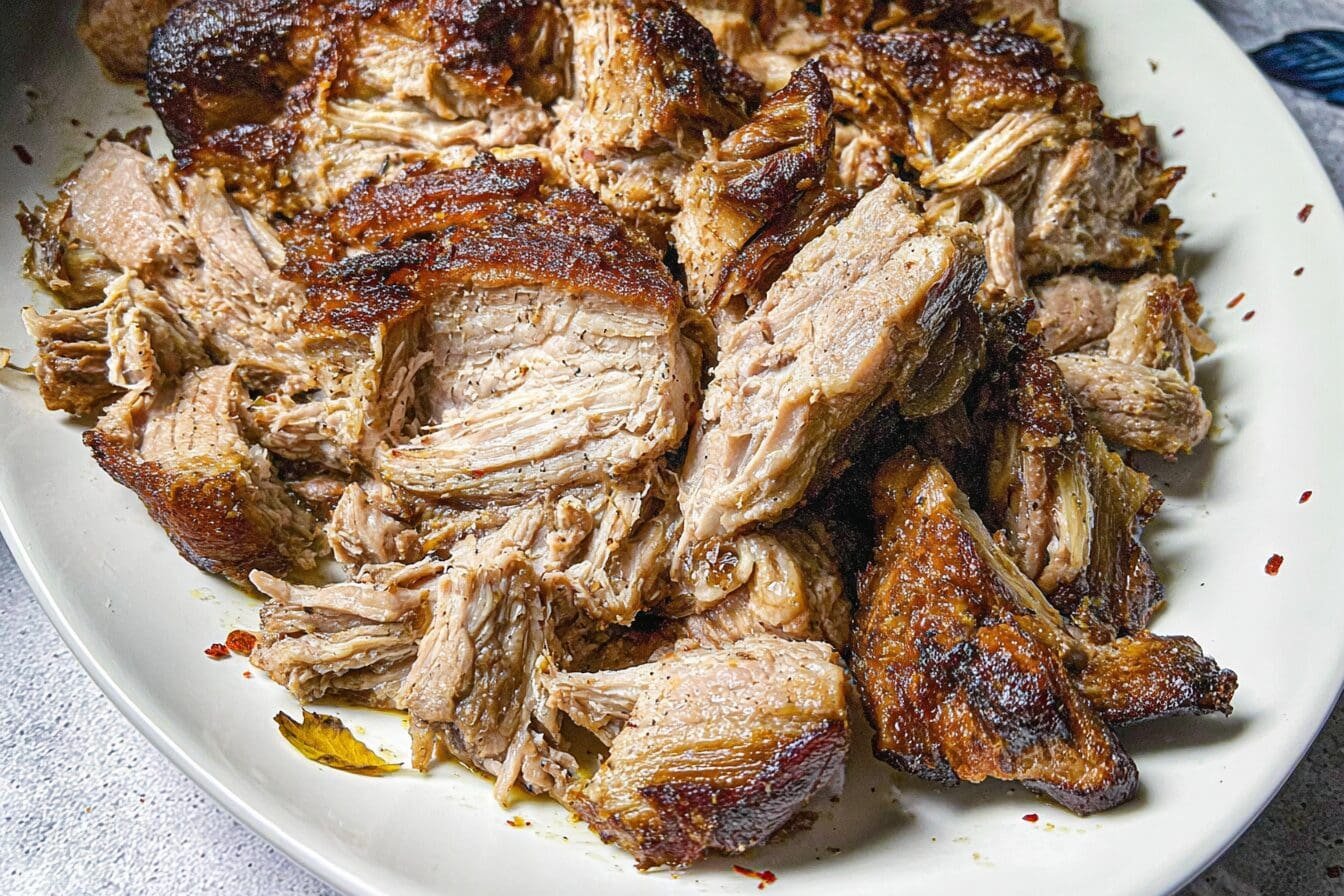 Pernil Recipe Puerto Rican Style Slow Roasted Pork Shoulder 6 Pernil