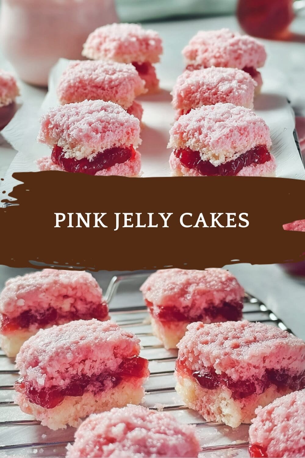 Pink Jelly Cakes