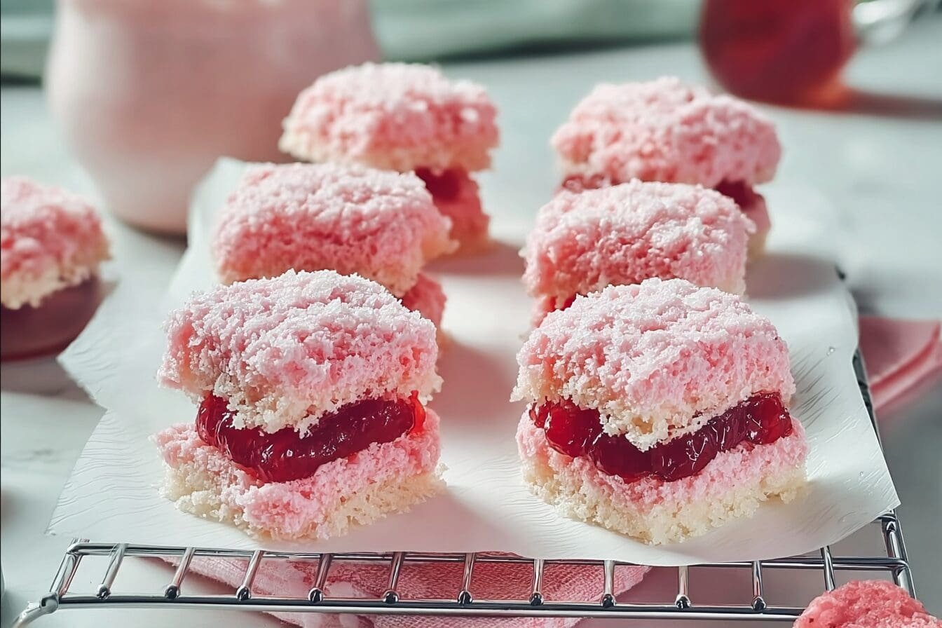 Pink Jelly Cakes