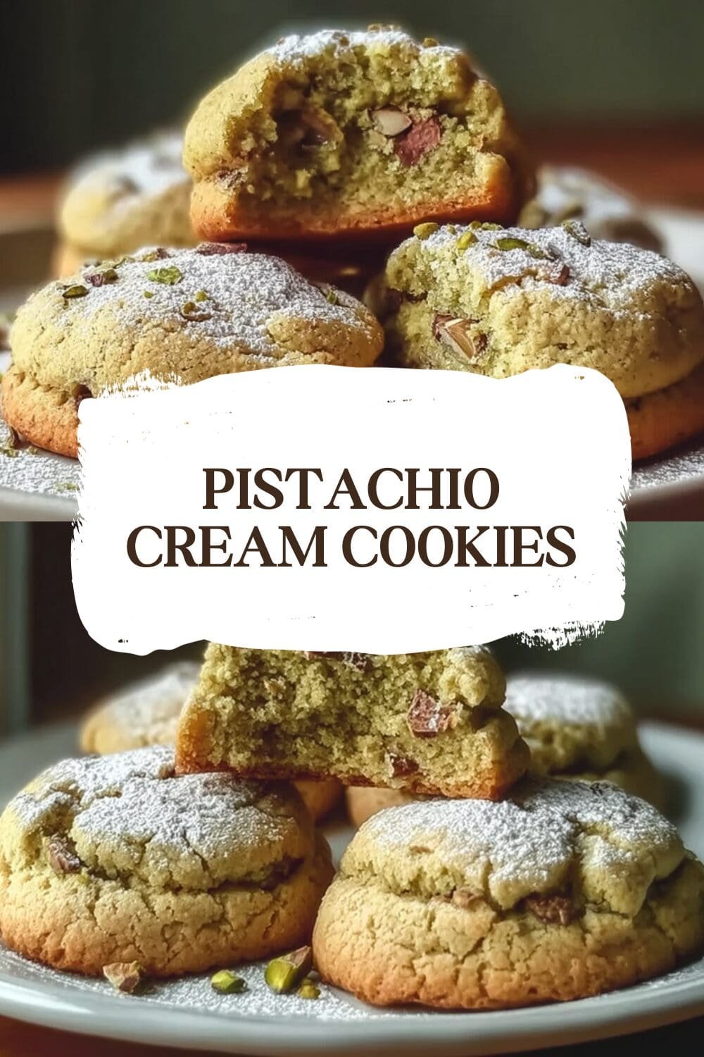 Pistachio Cream Cookies