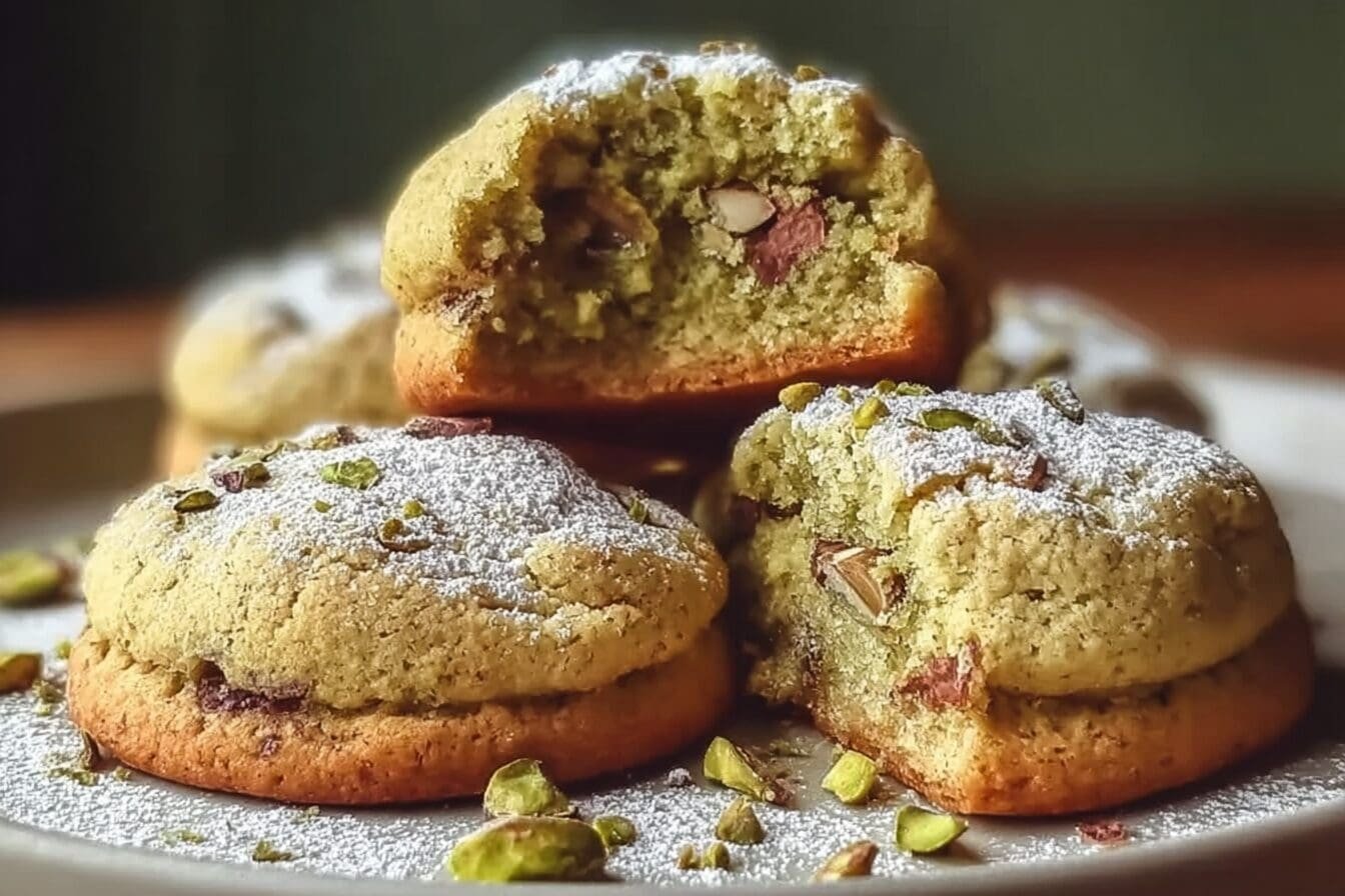 Pistachio Cream Cookies