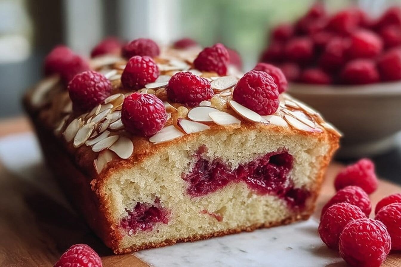 Raspberry Almond Cake