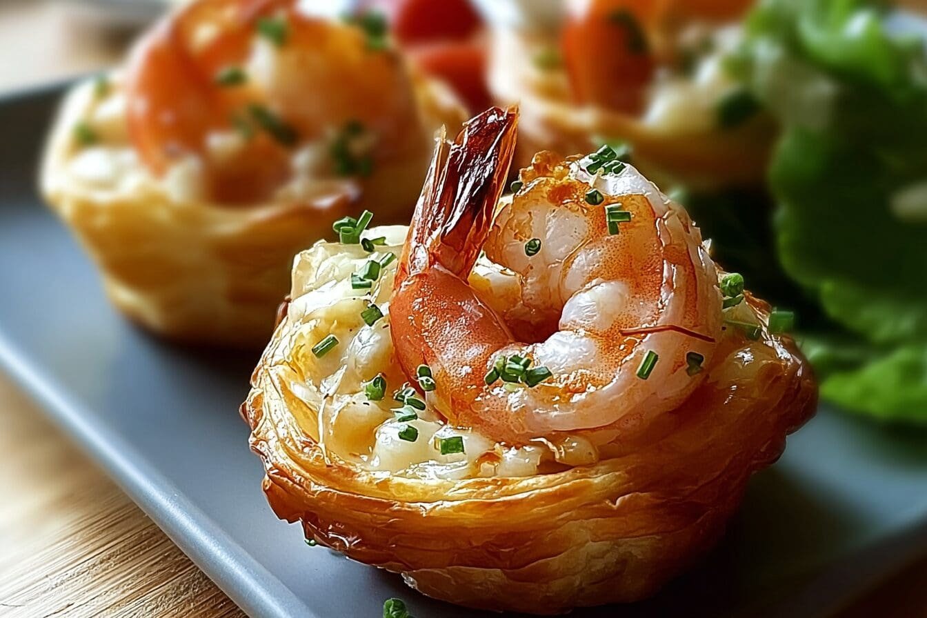 Shrimp And Crab Croissant Bomb Cups