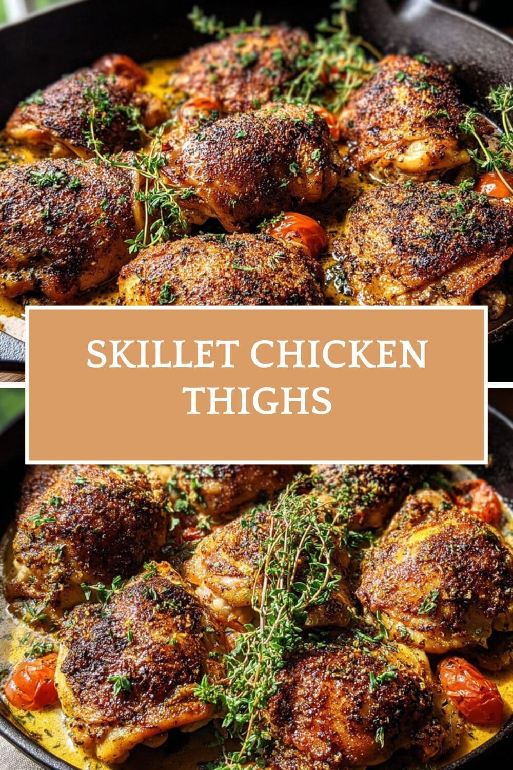 Skillet Chicken Thighs