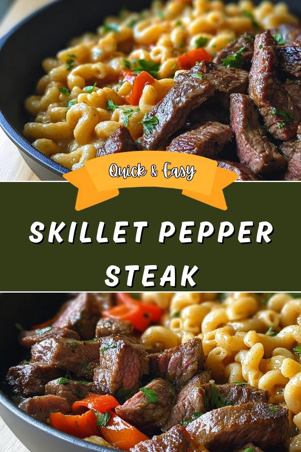 One Pan Pepper Steak With Savory Peppers And Onions 7 Skillet Pepper Steak