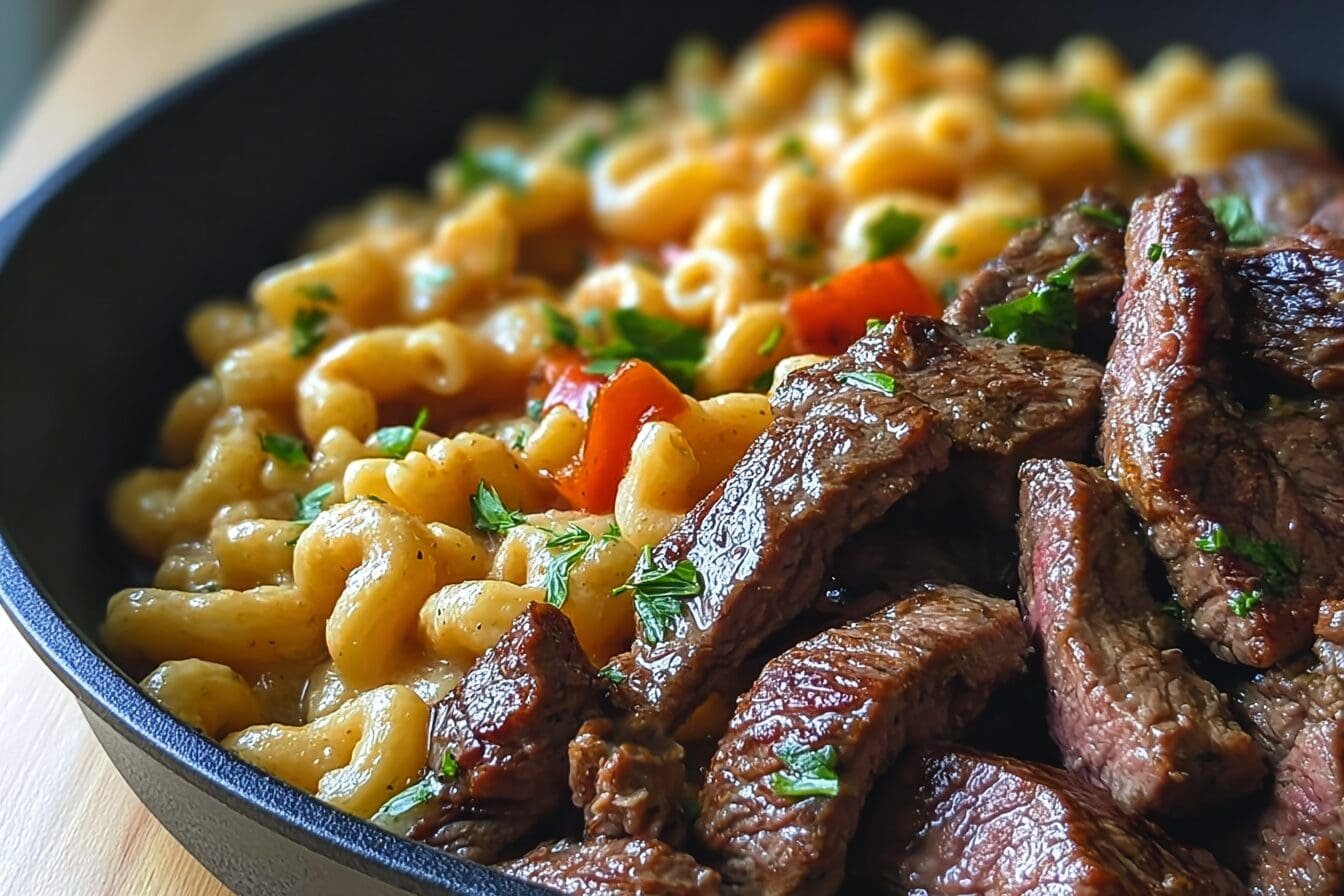 One Pan Pepper Steak With Savory Peppers And Onions 6 Skillet Pepper Steak