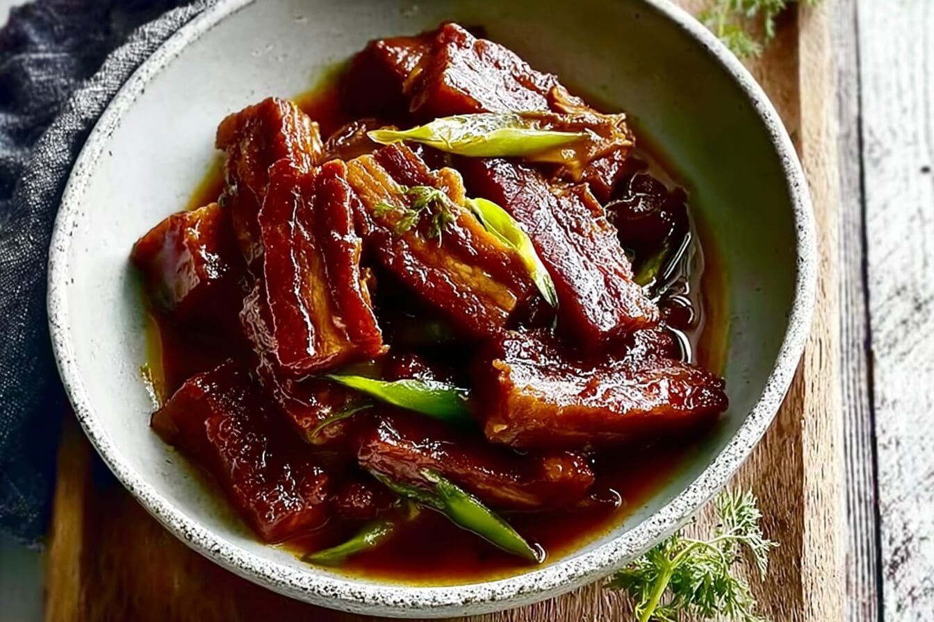 Slow Braised Pork Belly