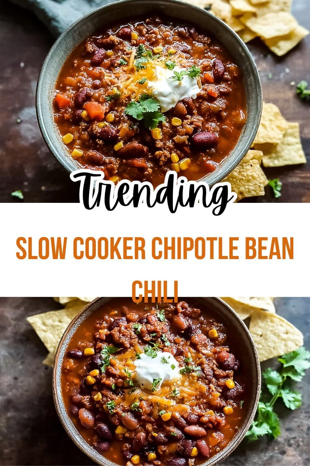 Slow Cooker Chipotle Bean Chili
