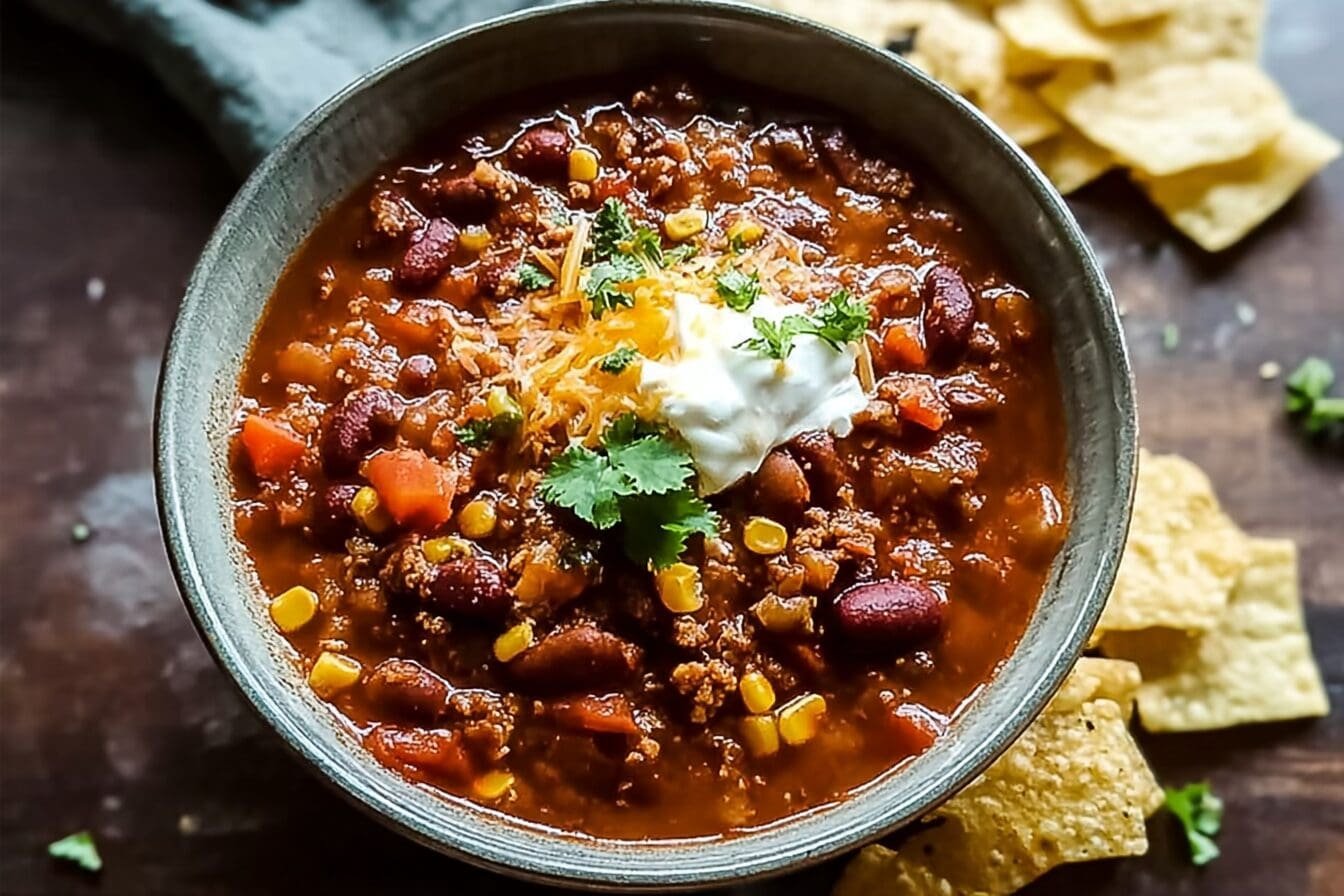 Slow Cooker Chipotle Bean Chili