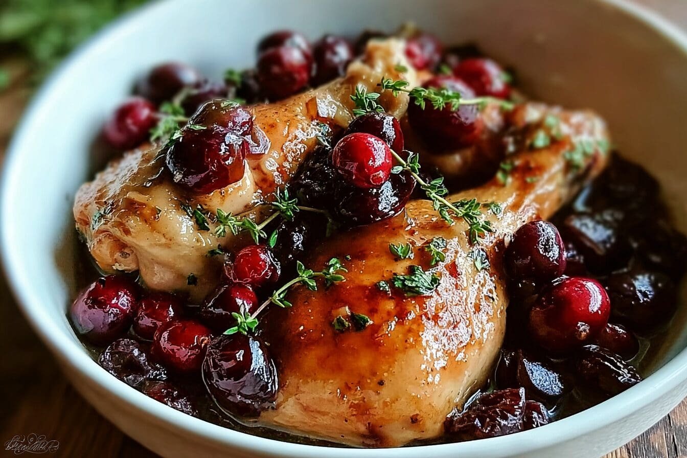 Slow Cooker Cranberry Chicken