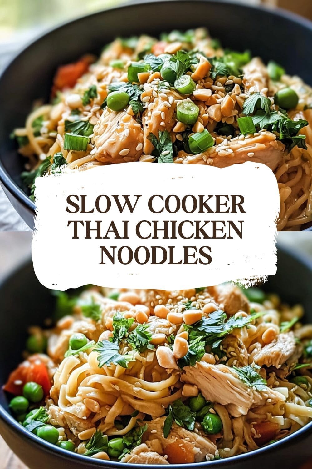 Slow Cooker Thai Chicken Noodles