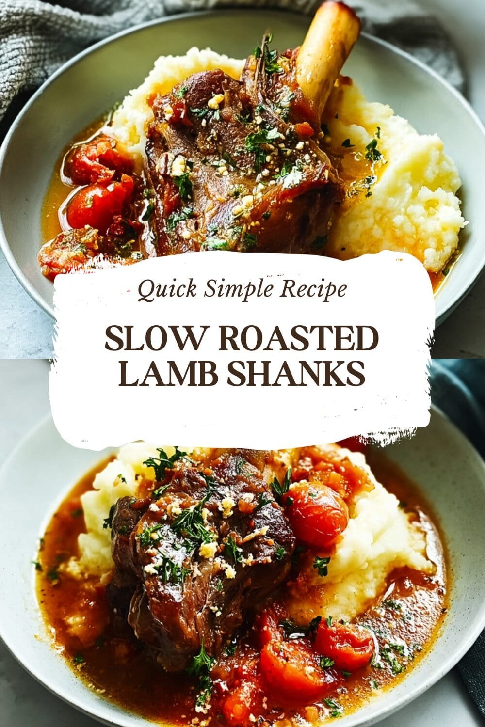 Slow Roasted Lamb Shanks