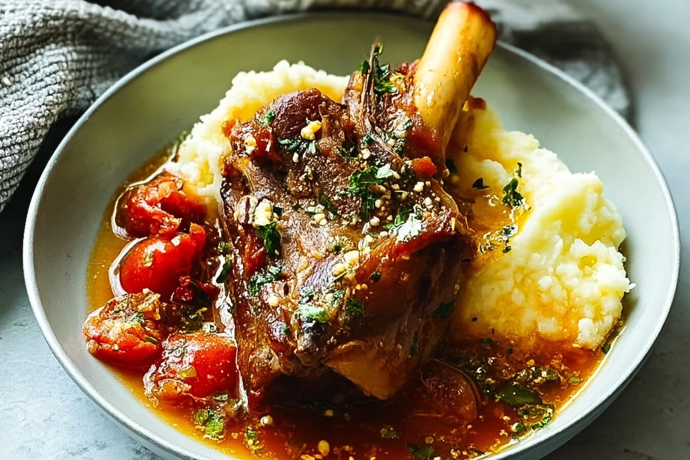 Slow Roasted Lamb Shanks