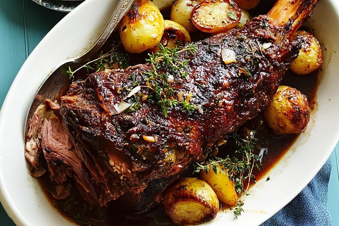 Slow Roasted Lamb Shoulder