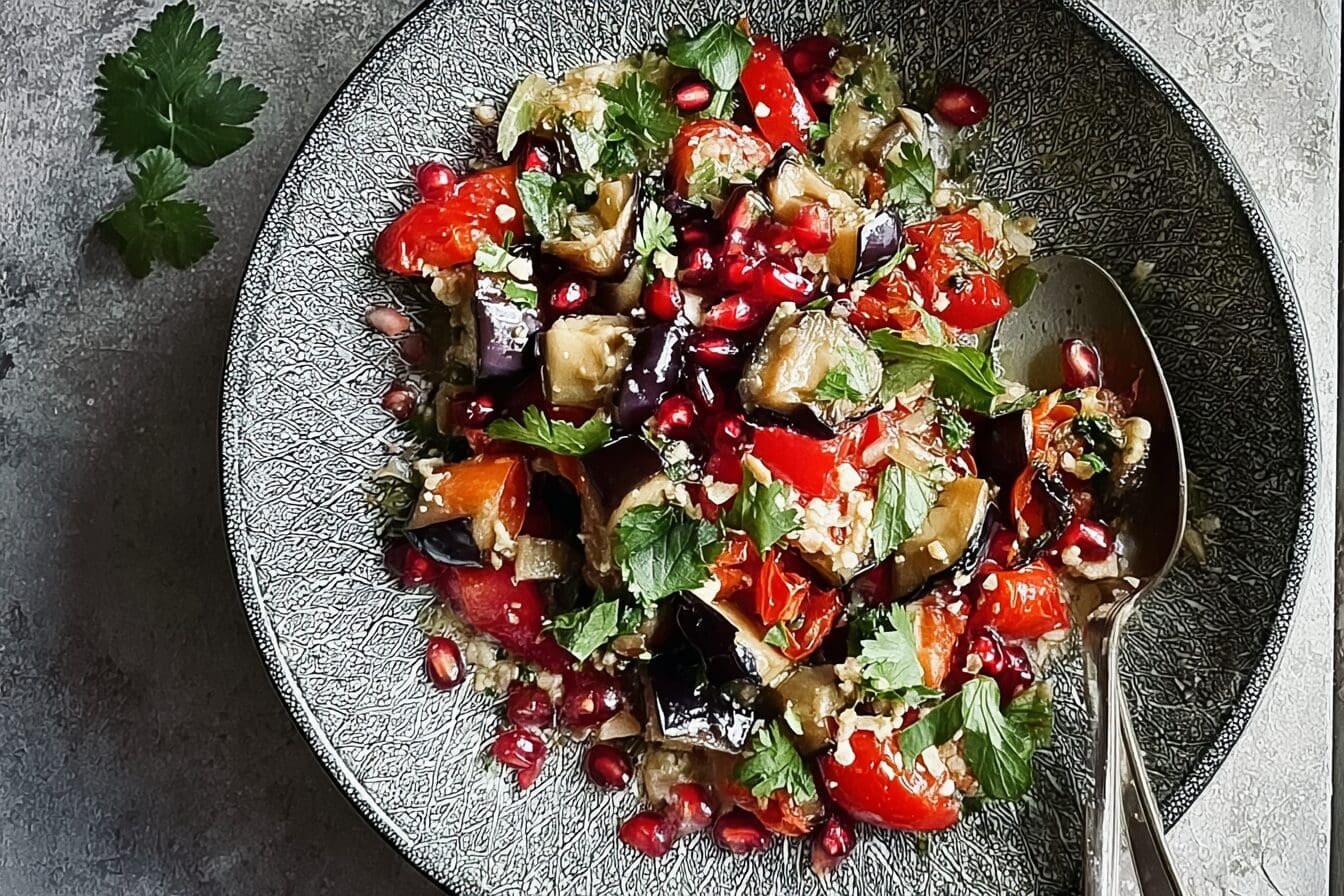 Smoked Aubergine Salad
