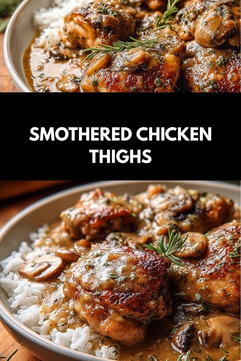 Smothered Chicken Thighs