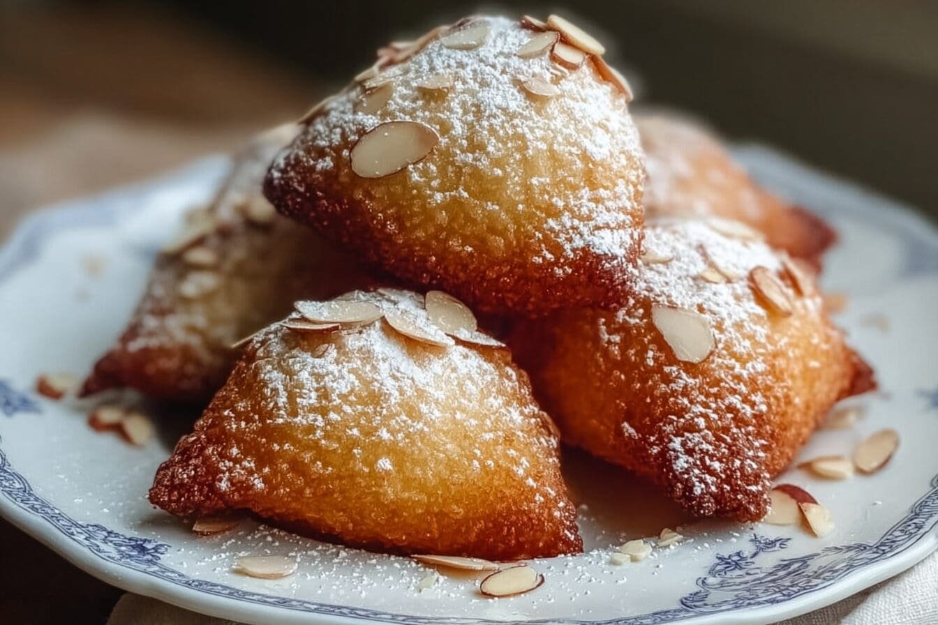 Soft Ricotta Almond Pillows