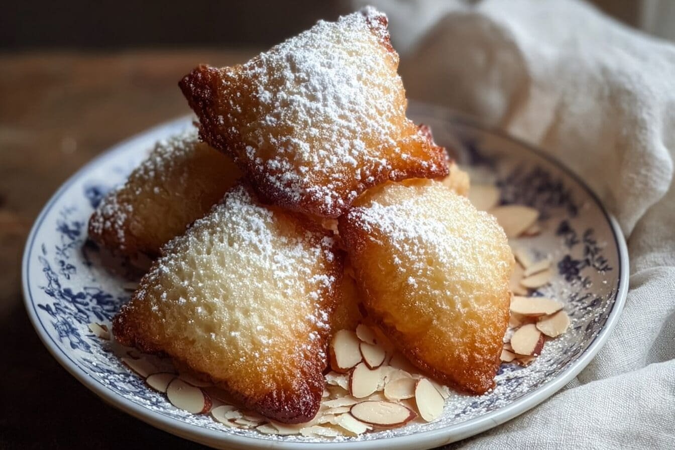 Soft Ricotta Almond Pillows