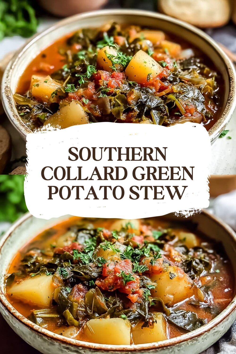 Southern Collard Green Potato Stew