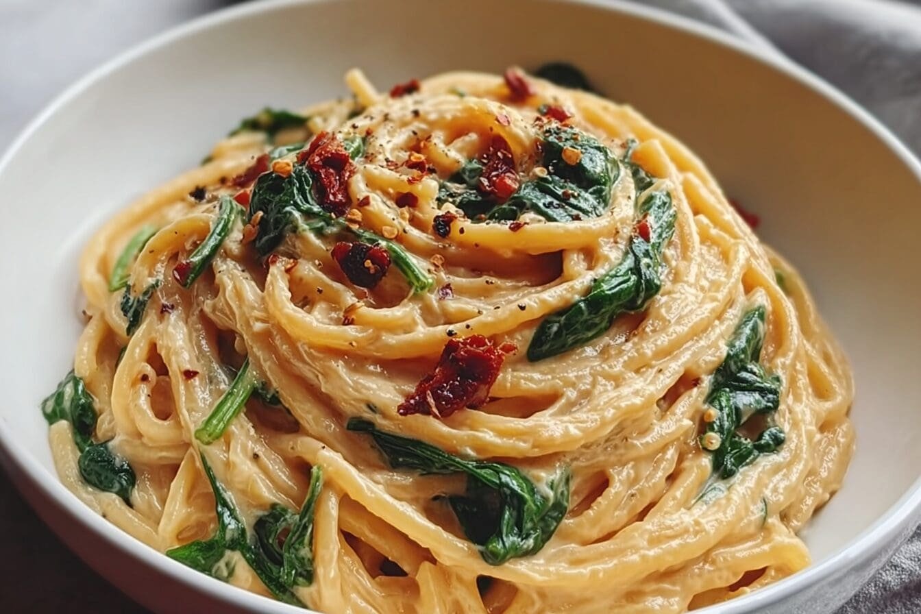 Spaghetti And Spinach