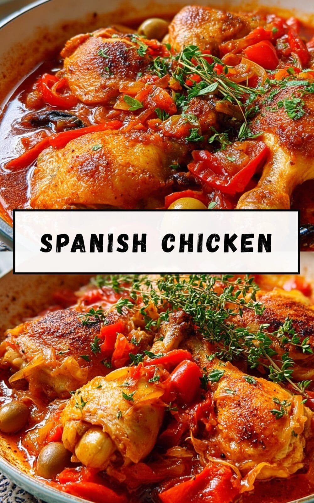 One Pan Spanish Chicken With Flavorful Rice Recipe 7 Spanish Chicken