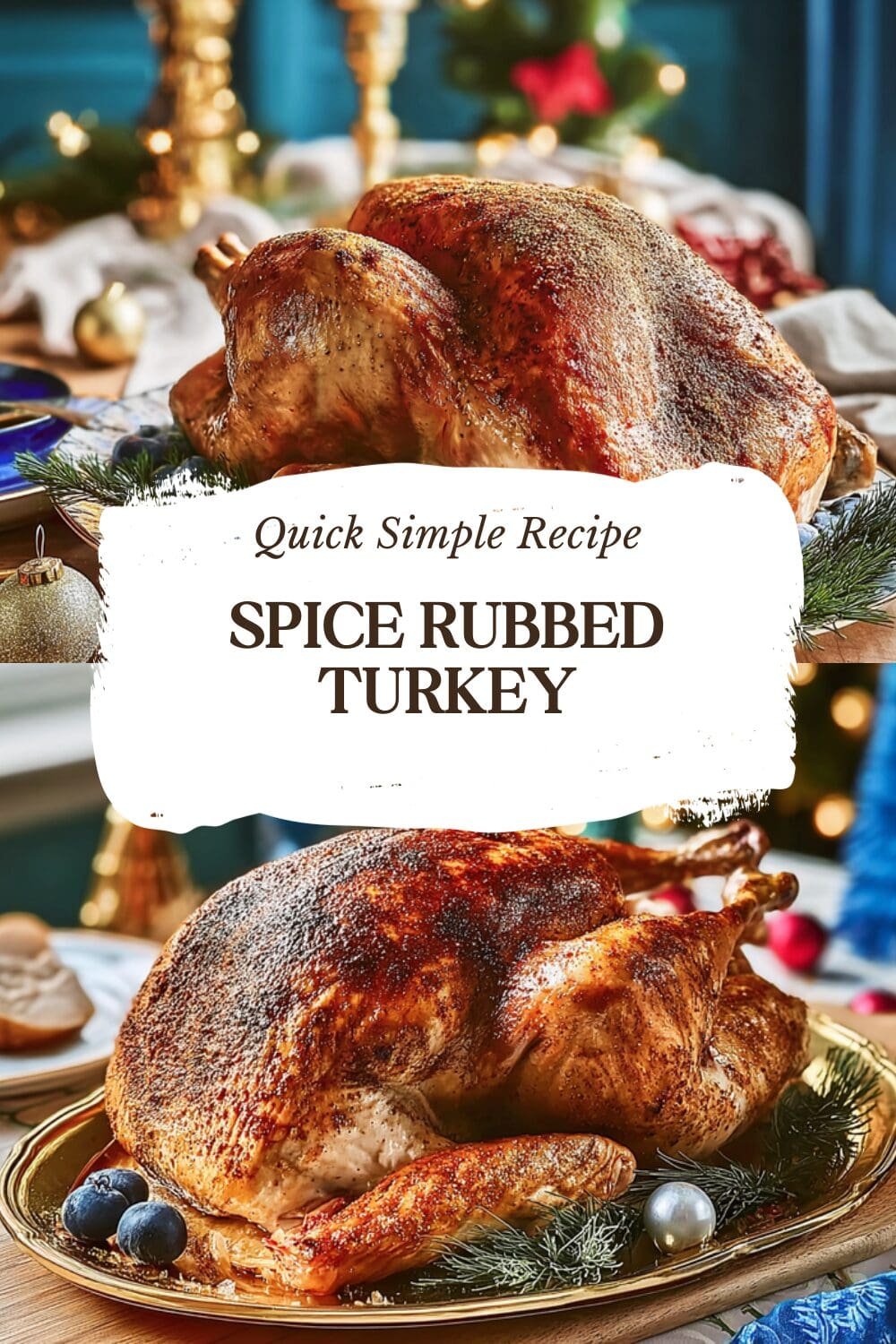 Homemade Turkey Rub Recipe For Flavorful And Juicy Results 7 Spice Rubbed Turkey