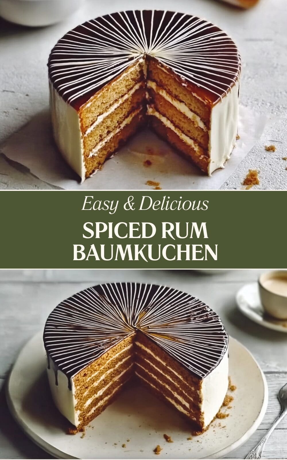 Spiced Rum Baumkuchen