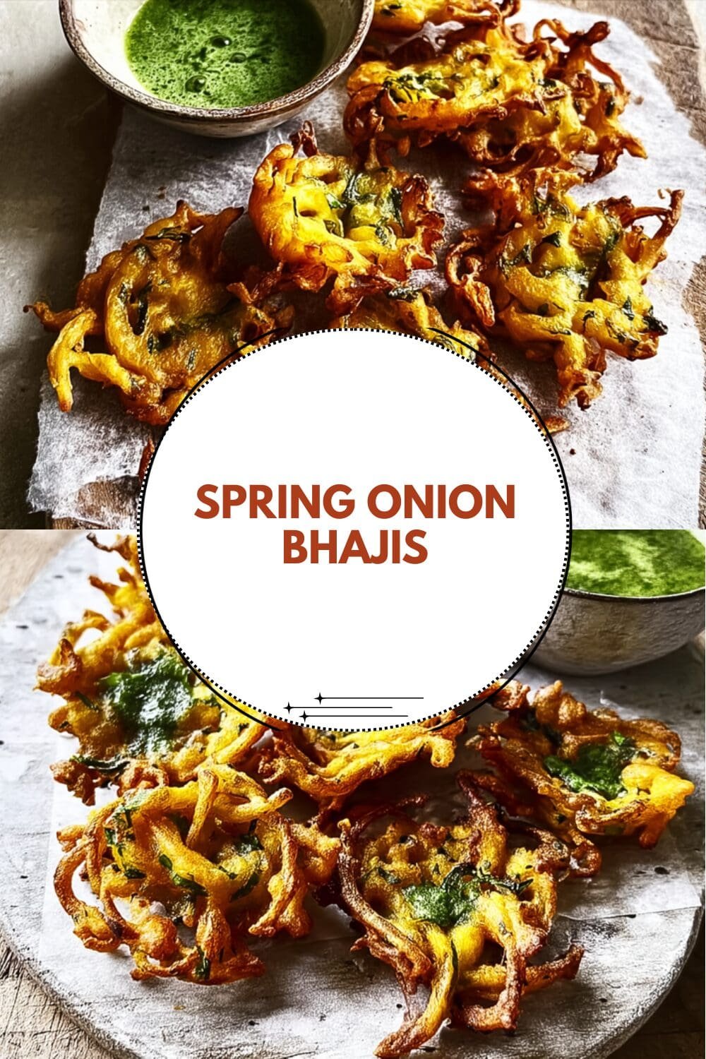 Spring Onion Bhajis