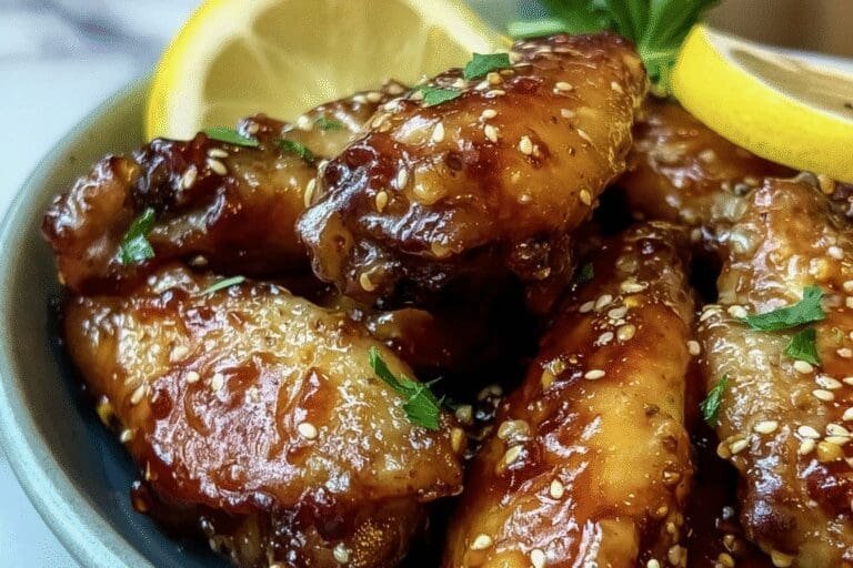 Sticky Honey Lemon Chicken Wings 86.Png
