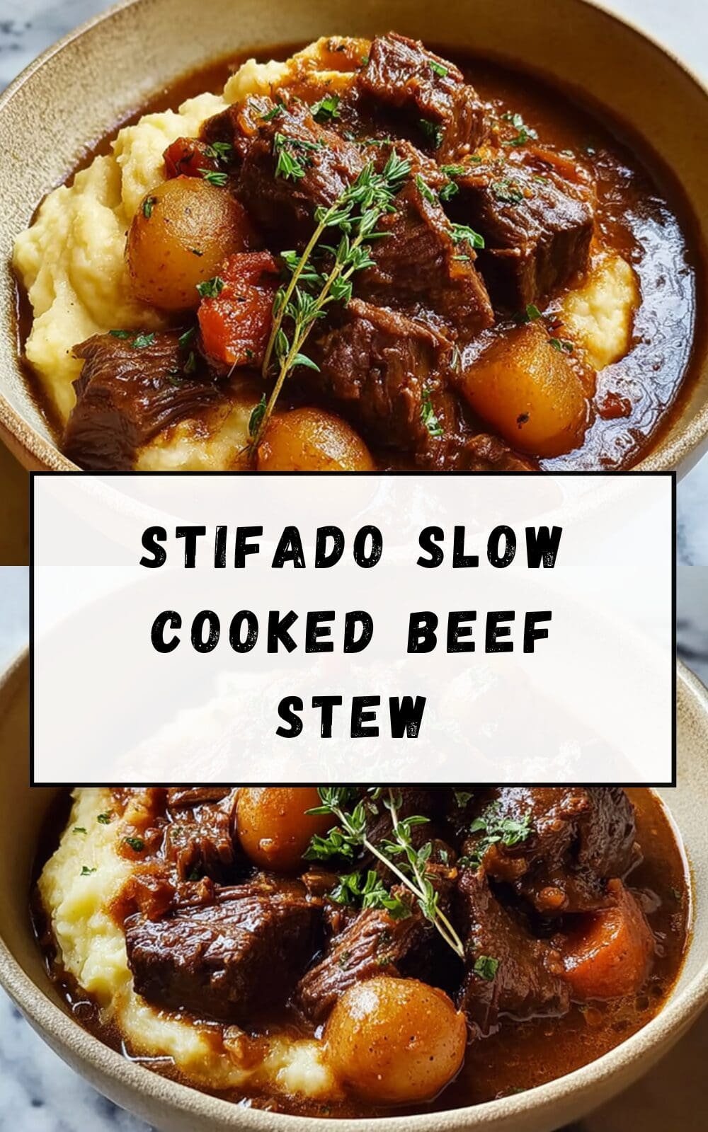 Stifado Slow Cooked Beef Stew
