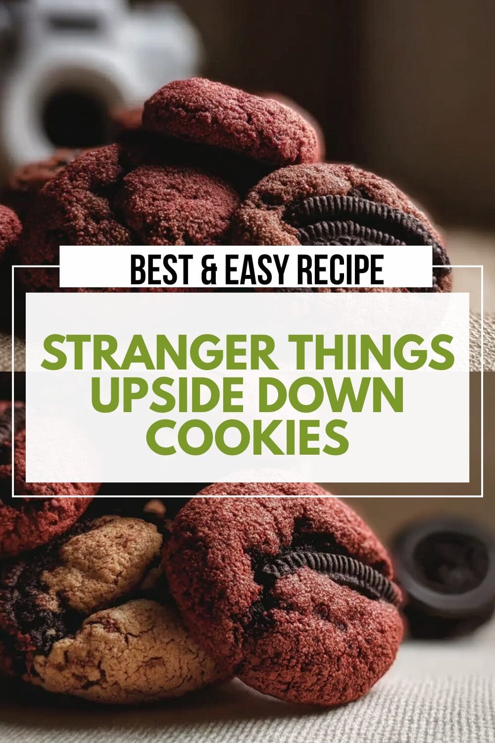 Stranger Things Upside Down Cookies