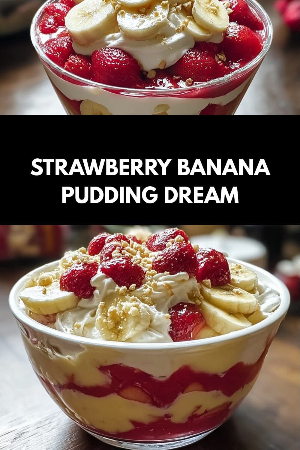 Strawberry Banana Pudding Dream