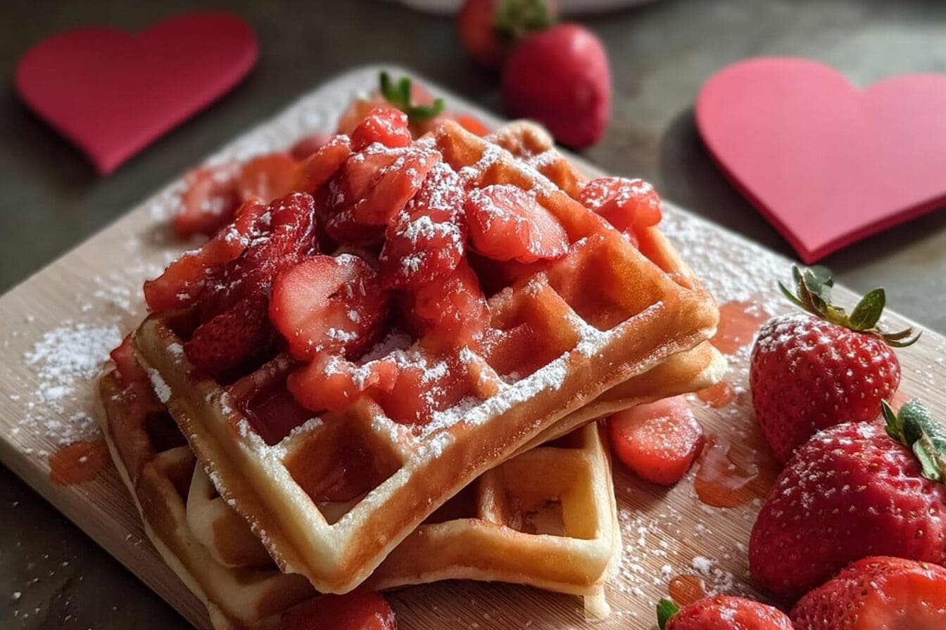 Strawberry Waffles